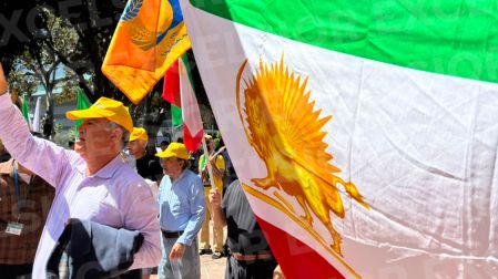 Refugiados iranís en Los Ángeles exigen que el equipo de Irán quede fuera del mundial
