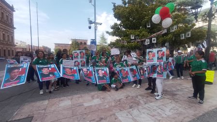 “Cascarita por la impunidad”: colectivos protestan por desaparecidos en Coahuila